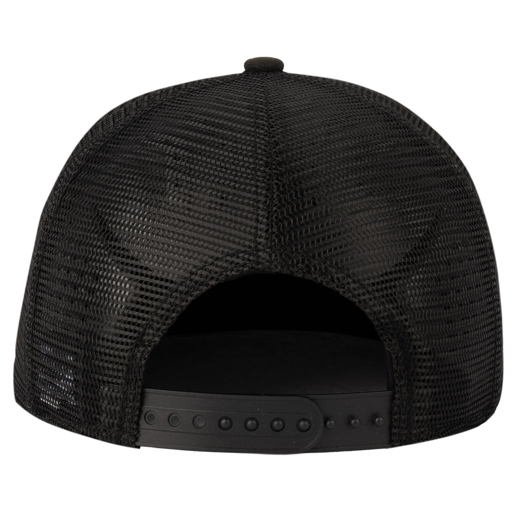 Tucson Sugar Skulls New Era Shadowline Trucker 9FIFTY Snapback Hat - Black