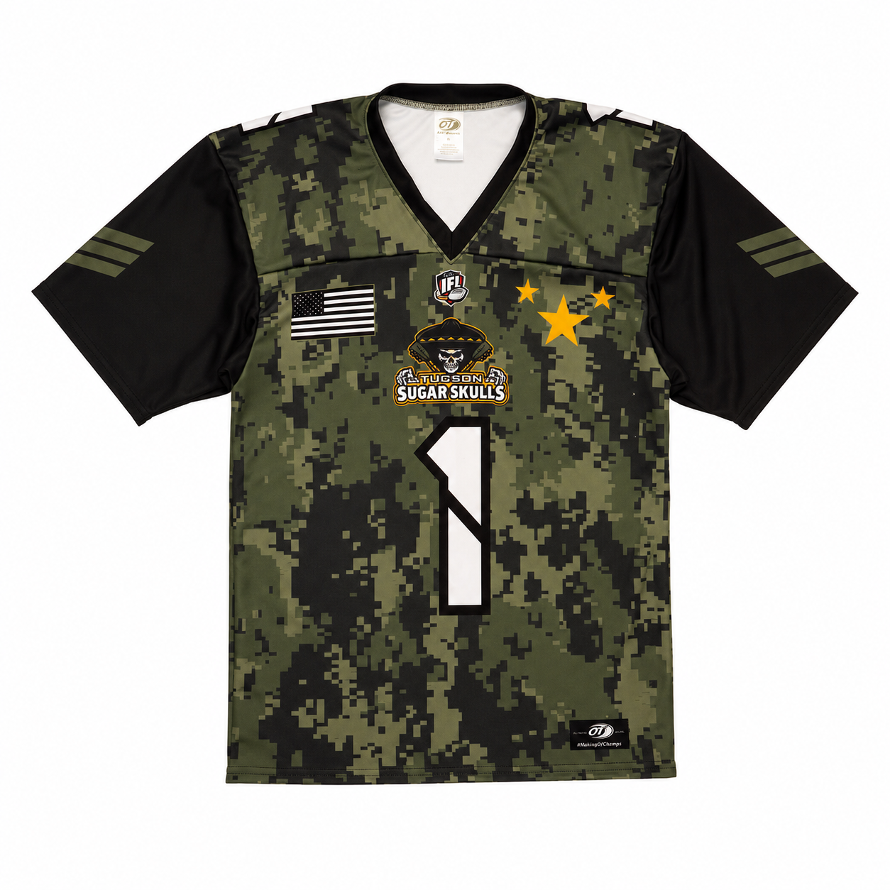 Tucson Sugar Skulls 2026 Military Appreciation Jersey - Green