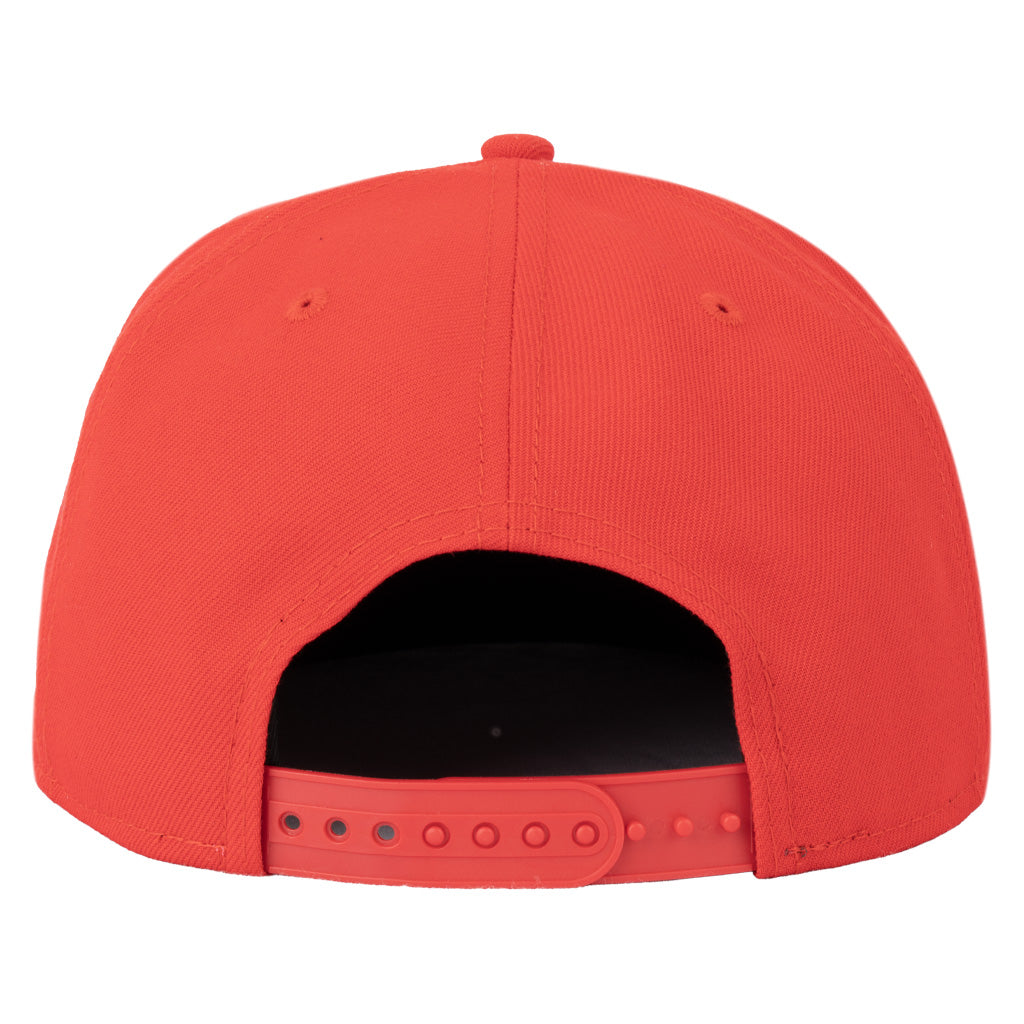 Tucson Sugar Skulls New Era Black Logo Stack 9FIFTY Snapback Hat - Red