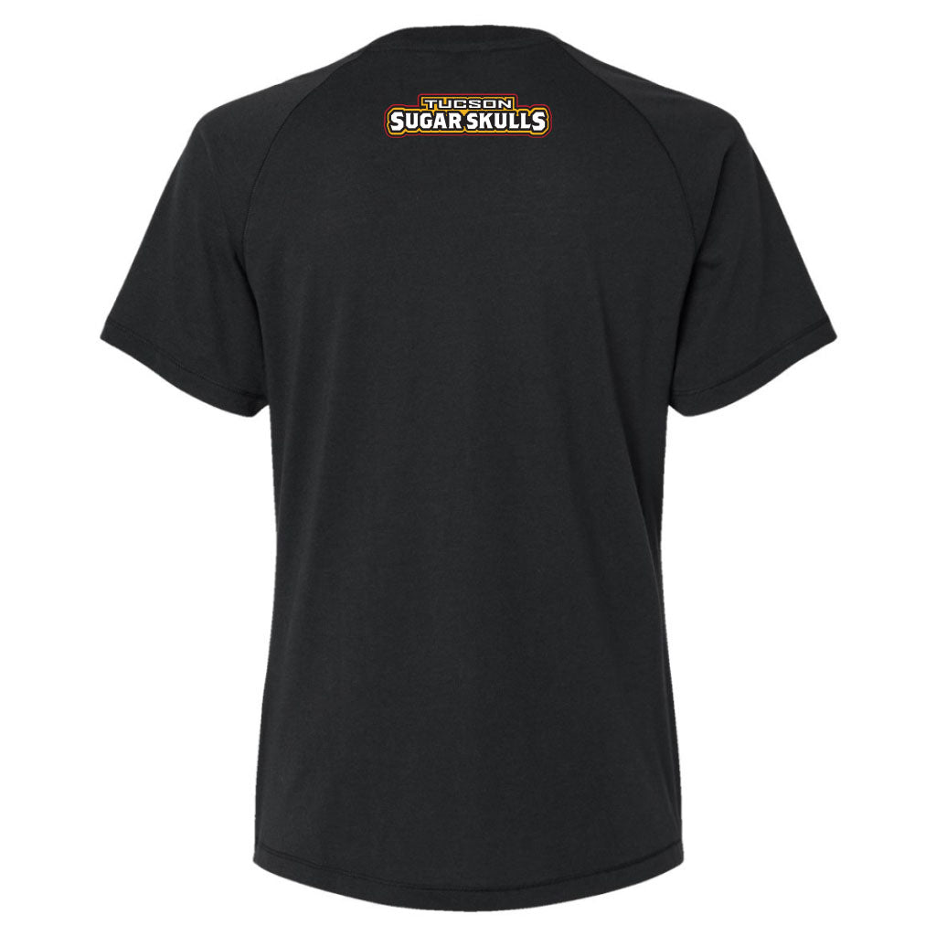 Tucson Sugar Skulls Women's adidas Stack Logo Tee - Black