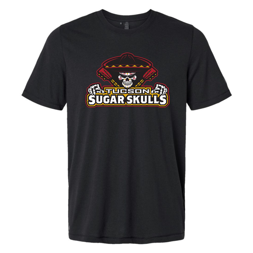 Tucson Sugar Skulls Logo Stack Tee - Black