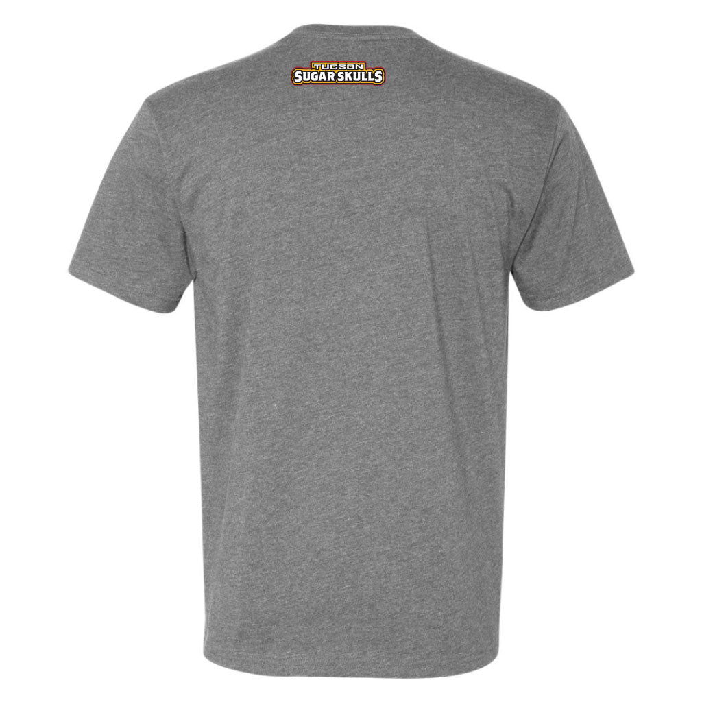 Tucson Sugar Skulls Logomark Logo Tee - Heather Gray