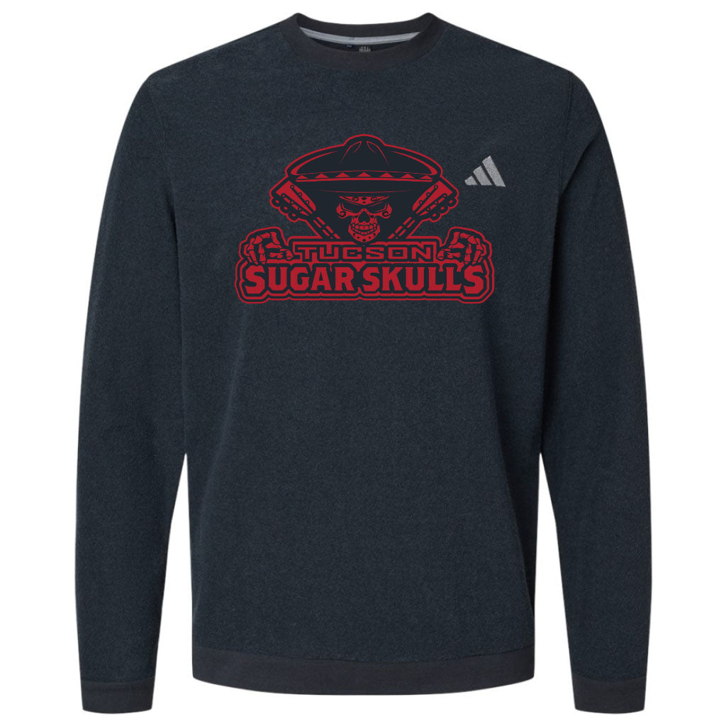 Tucson Sugar Skulls adidas Red Logo Stack Crew - Black